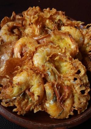 Foto resep Peyek udang / gimbal urang