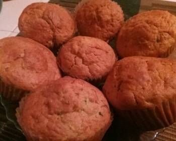 Easy Recipe Soft and moist Carrot zucchini  blueberry muffins Savory Delicious