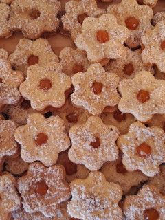 Diós linzer recept fotója