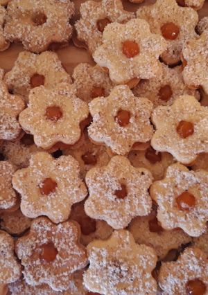 Diós linzer recept fotója