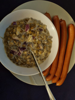 Lencsesaláta recept fotója