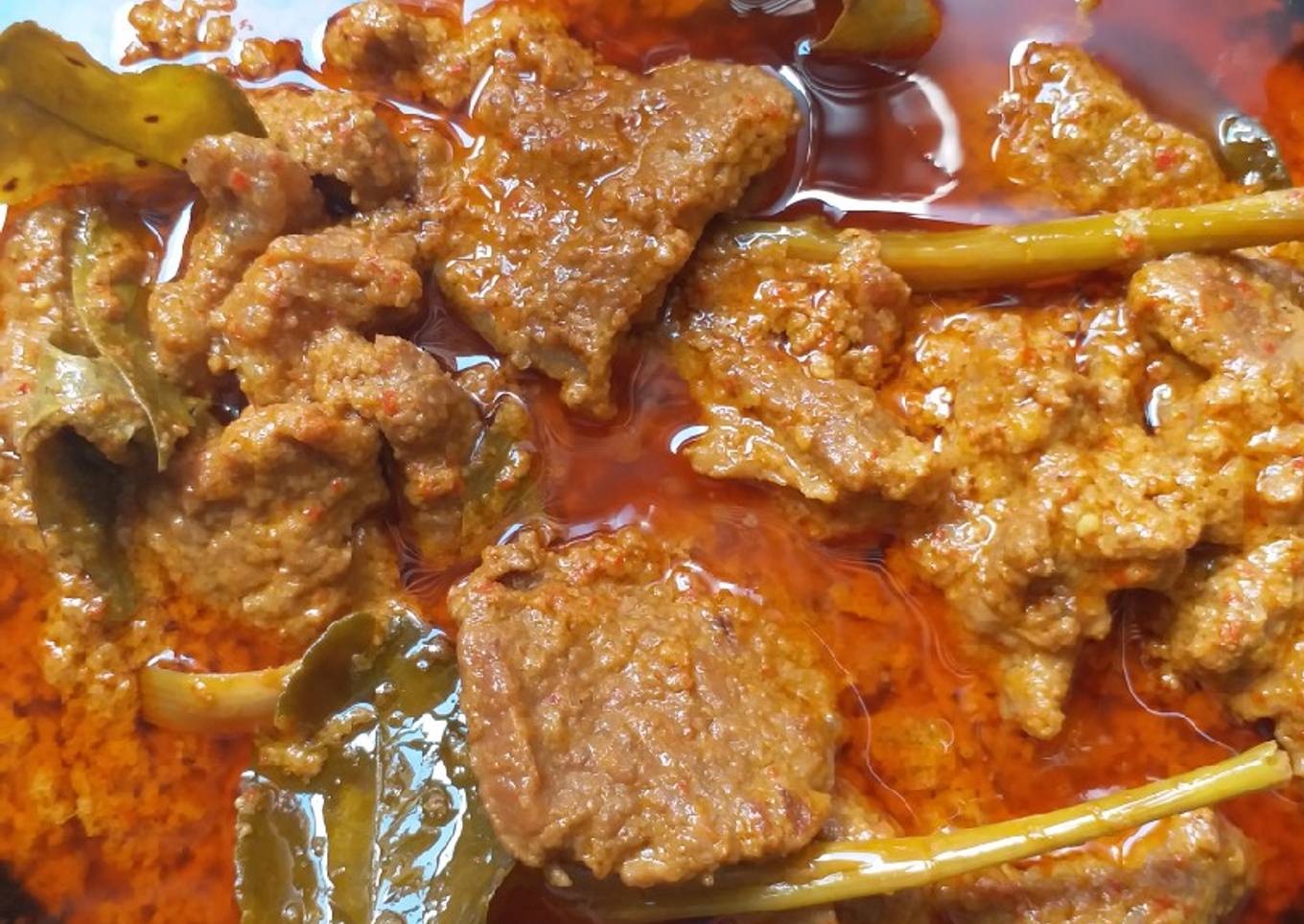 Rendang daging marimakan