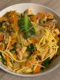 Noodle asiático com frango