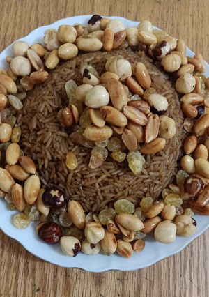 صورة لوصفة رز بالخلطة