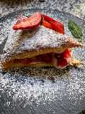 🍓Feuilleté 🍀fraises 🍓 dessert rapide🍃