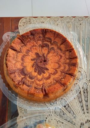 Foto resep Bolu Zebra panggang (Ogura Cake)