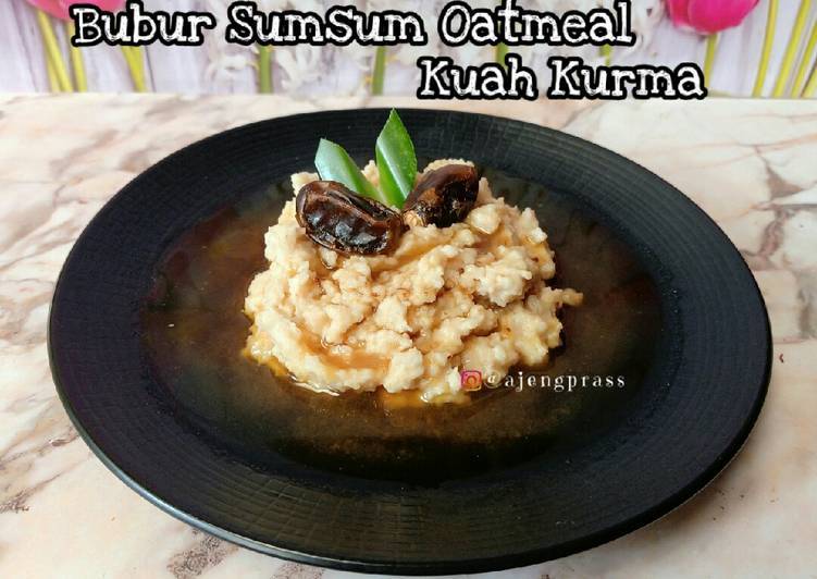  Resep  menu diet Bubur  Sumsum  Oatmeal  Kuah Kurma oleh 