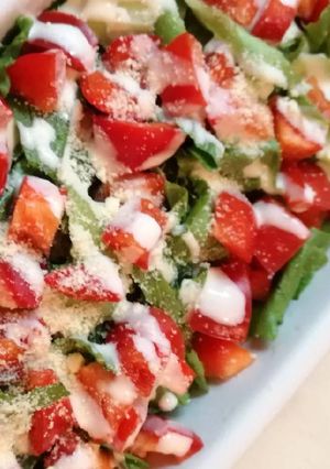 Foto resep Salad Lettuce dan Paprika 🥗