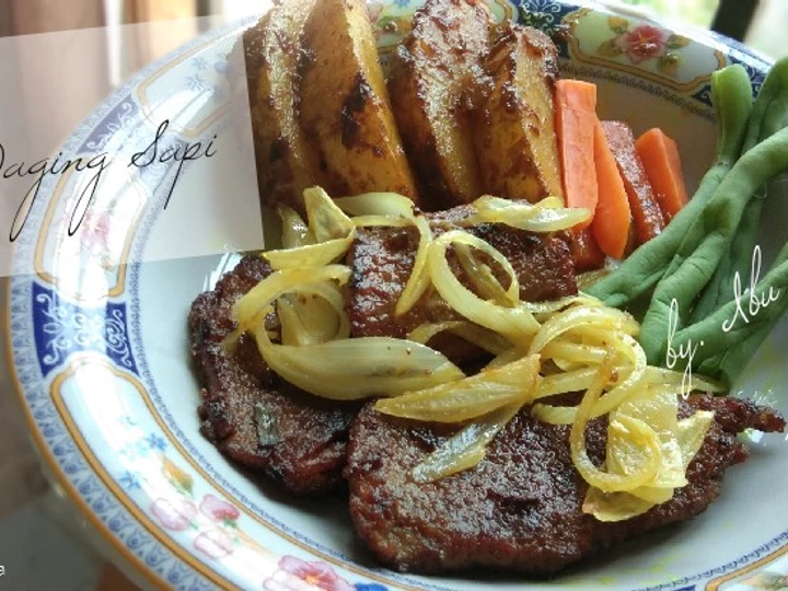 Cara Gampang Membikin Resep Steak Daging Sapi yang Bikin Ngiler Anti Ribet, Bisa Manjain Lidah