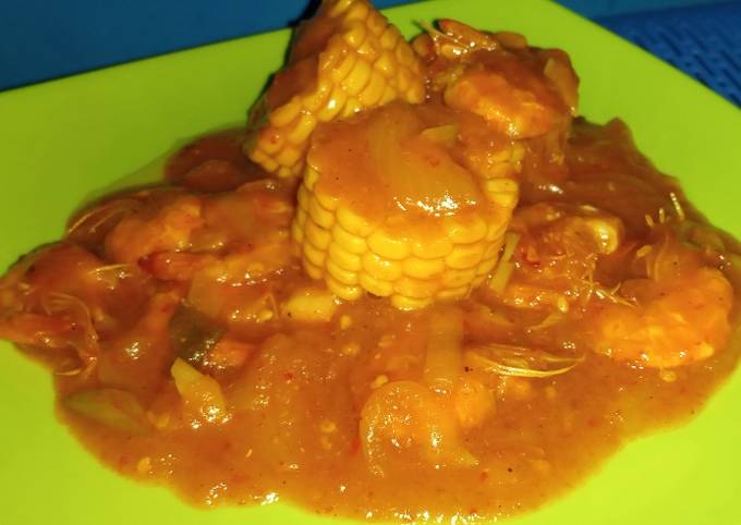 Udang saus padang