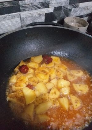 A picture of Zeera walay aloo.
