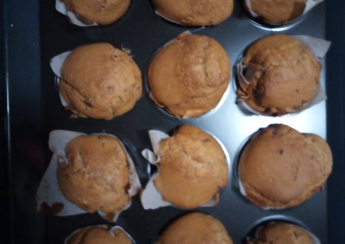 Muffin amaretto cioccolatosi