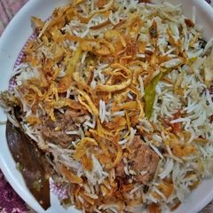 A picture of White Biryani.