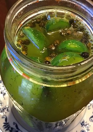 A picture of California Farm Pickle Miniature Cucumbers.