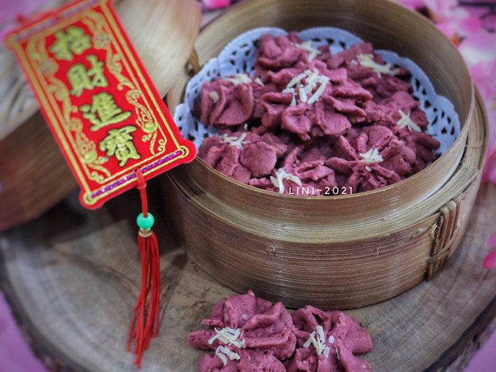 Resep Sagu Keju Red Velvet - cookies imlek - kue kering CNY Anti Gagal