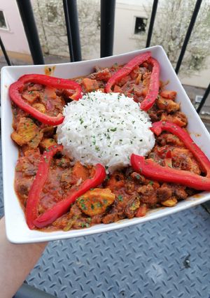 A picture of Sweet coconut curry.