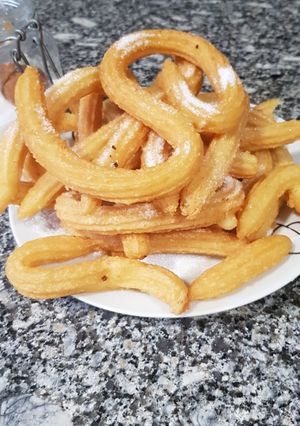 A picture of Homemade Churros 😋😍.