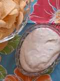 Dip de queso con jalapeño para papas fritas