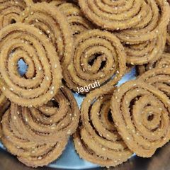 A picture of Wheat Flour Bajra Chakli !!.