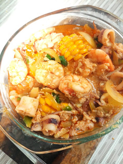 Foto resep Cumi dan udang saus padang
