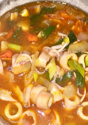 Foto resep Cumi asin asam manis
