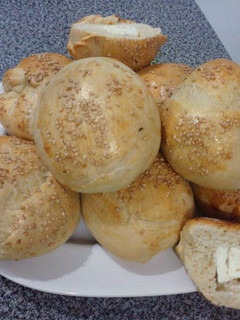 Una foto de Bollos rellenos de queso