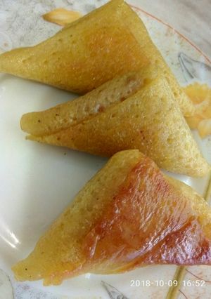 Фото Блины с мясом.