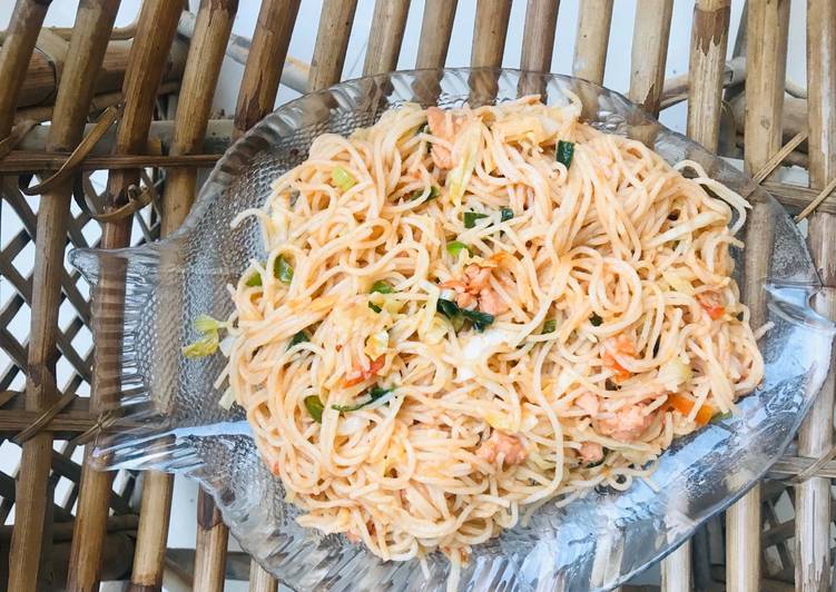 Recipe of Award-winning Spicy spaghetti