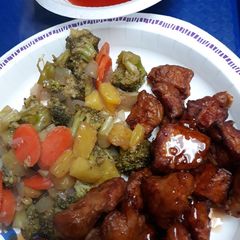 A picture of Sweet and Sour Pineapple Pork.