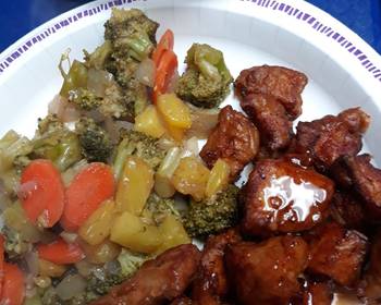 Easy Prepare Recipe Sweet and Sour Pineapple Pork Delicious Simple