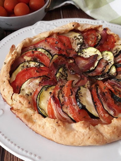 Foto principal de Tarta salada de verduras
