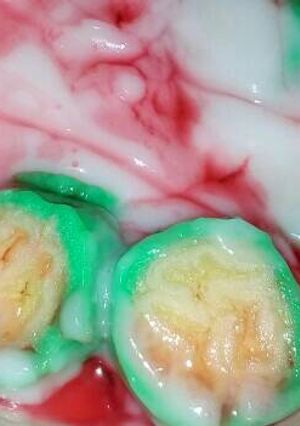 Foto resep Es pisang ijo🍌