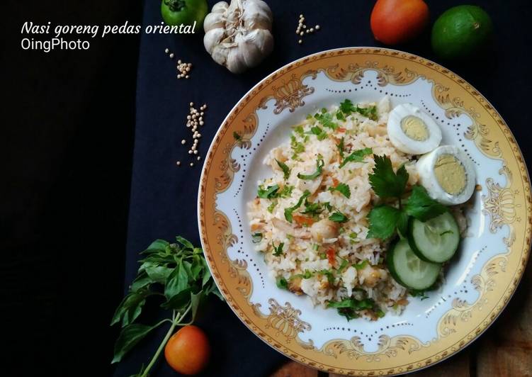 YUK DICOBA! Resep Nasi goreng pedas oriental