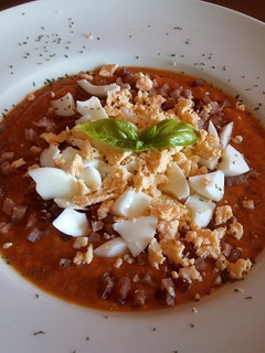 Una foto de Salmorejo de zanahoria