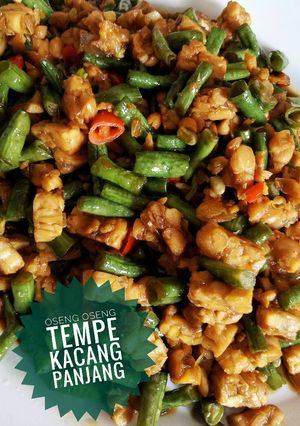Foto resep Oseng Oseng Tempe Kacang Panjang