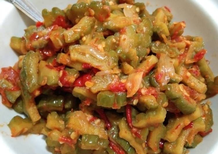 Cara memasak Sambal Pare (anti pahit) yang Bisa Manjain Lidah