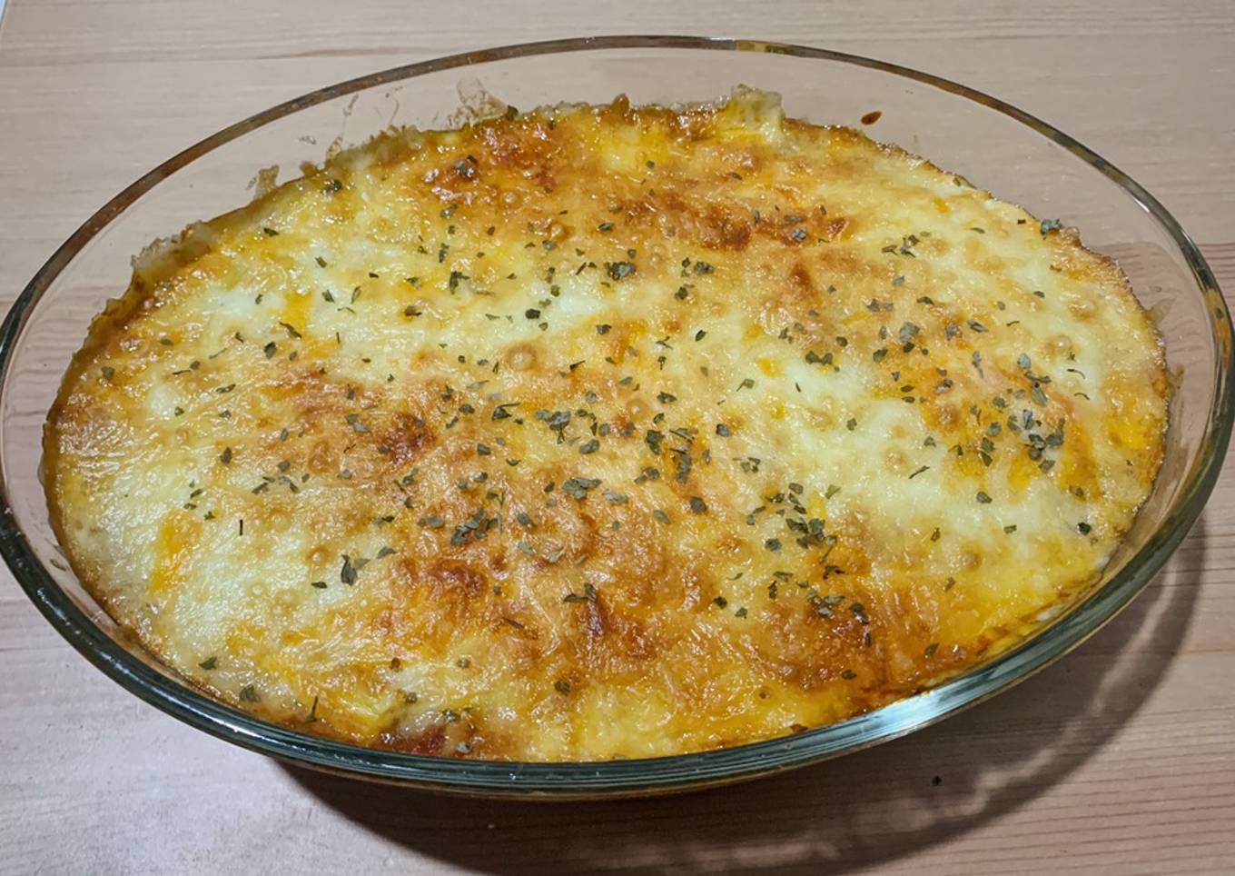 Cheesy Baked Rice 🧀