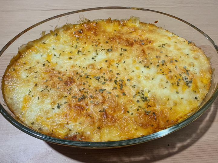 Bagaimana Menyiapkan Cheesy Baked Rice 🧀 Anti Gagal