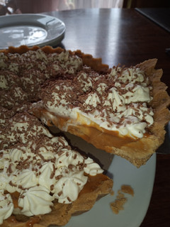 Una foto de Banoffee (tarta de plátano sin horno) a mi estilo