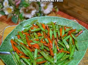 Gambar 4:5:26 - KACANG BUNCIS + CARROT GORENG BAWANG PUTIH