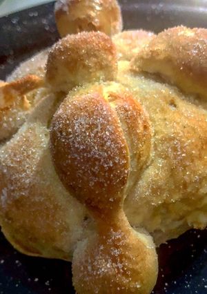 Una foto de Pan de muerto 💀 tradicional