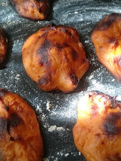 Una foto de Pastelitos de boniato con pasas