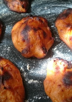 Una foto de Pastelitos de boniato con pasas