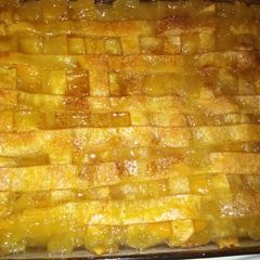 A picture of Easy Peach cobbler.