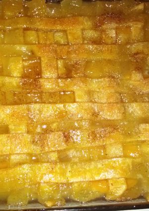 A picture of Easy Peach cobbler.