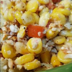 A picture of Tangy Corn peanut chat.