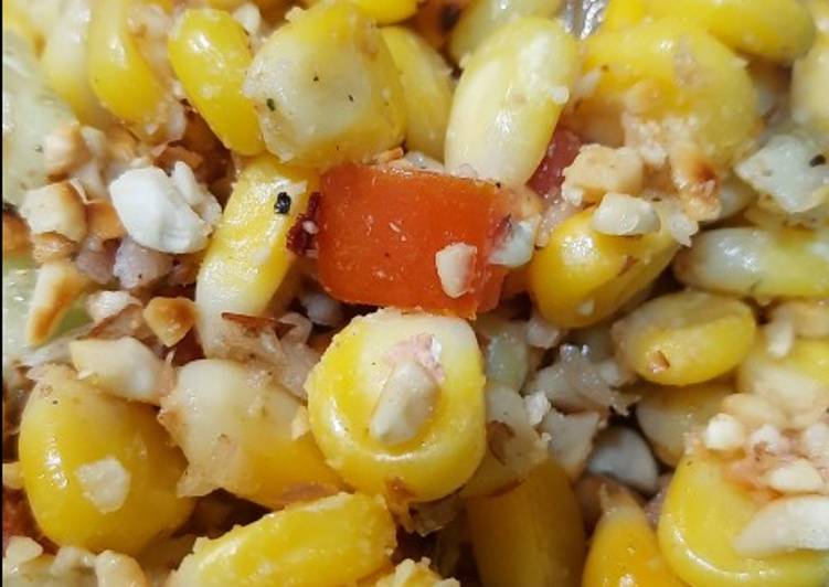 Tangy Corn peanut chat