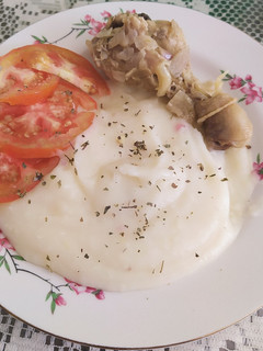 Una foto de Puré de papas con pizca de jengibre