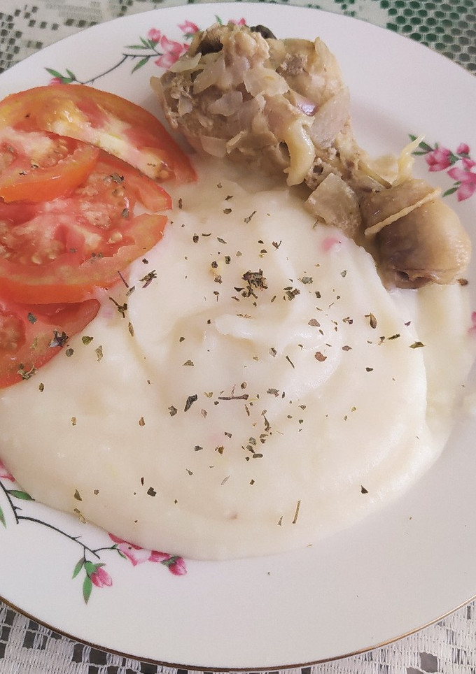 Una foto de Puré de papas con pizca de jengibre