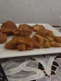 Shrimp Powder Fritters with Sesame Seeds